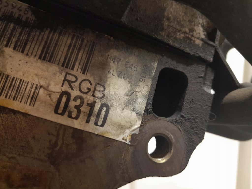 Moteur M47 D20 (204D1) vue 6