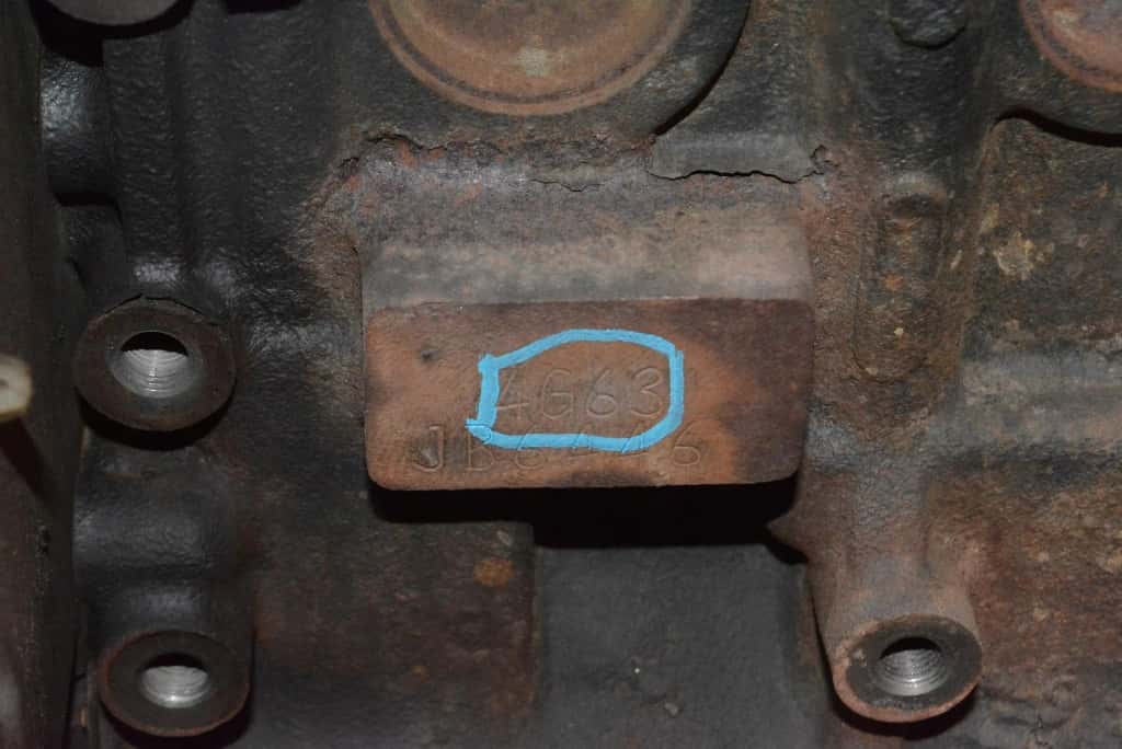 Moteur 4G63 (DOHC 16V) vue 8