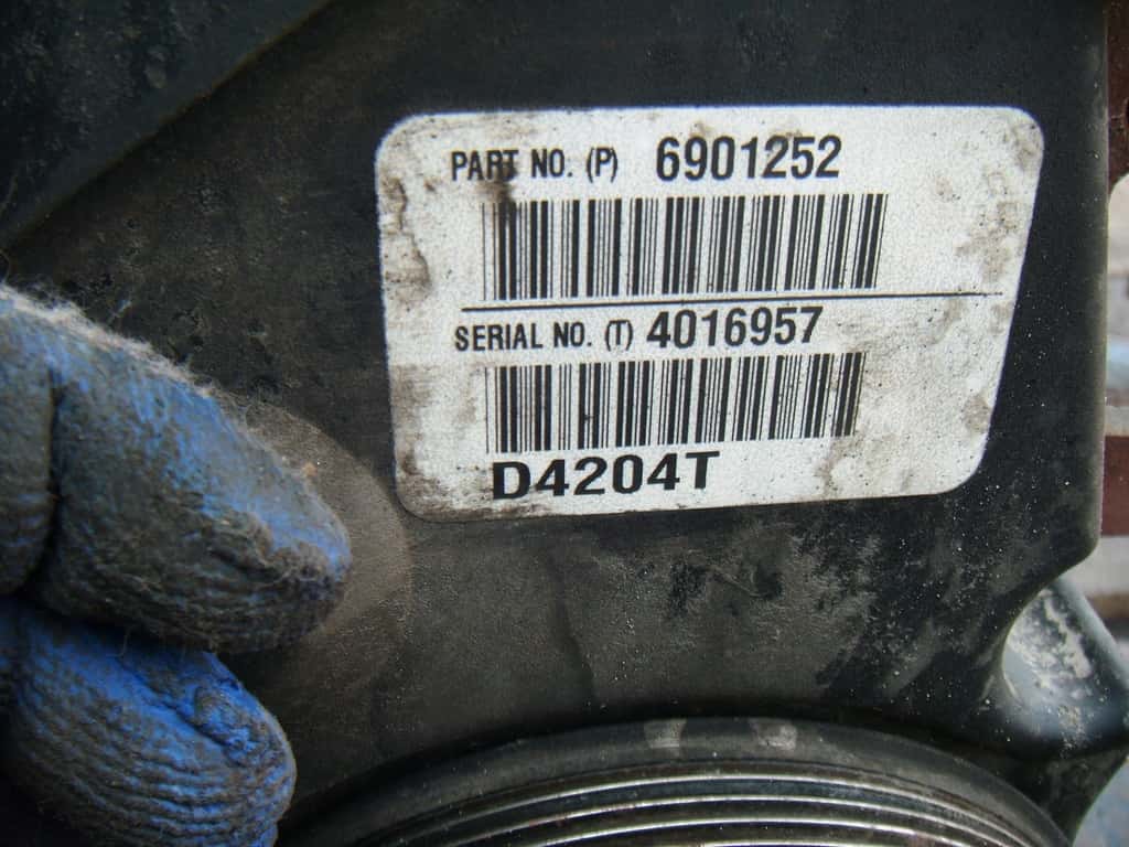 Moteur D 4204 T vue 6