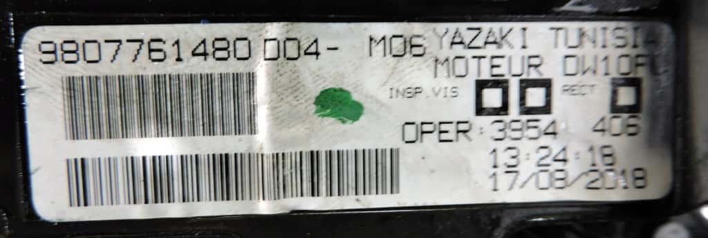 Moteur AHM (DW10FUE) vue 3