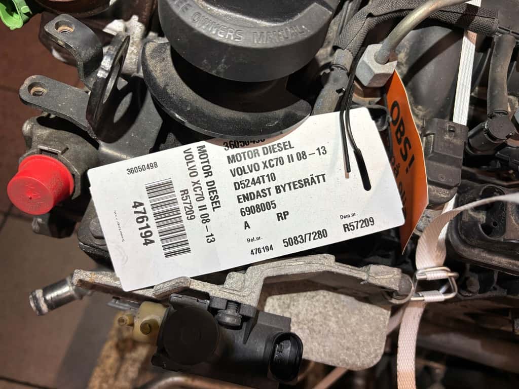 Moteur D 5244 T10 vue 3