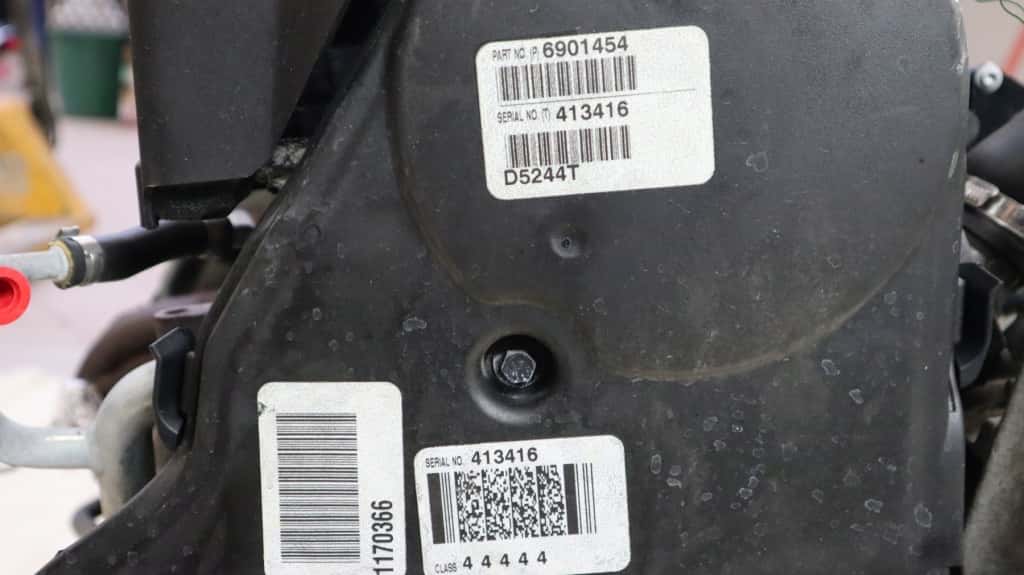 Moteur D 5244 T5 vue 3