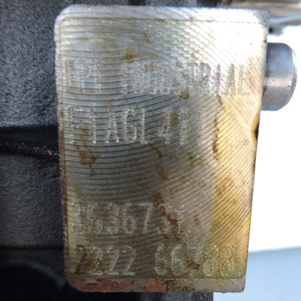 Moteur F1AGL411A vue 4