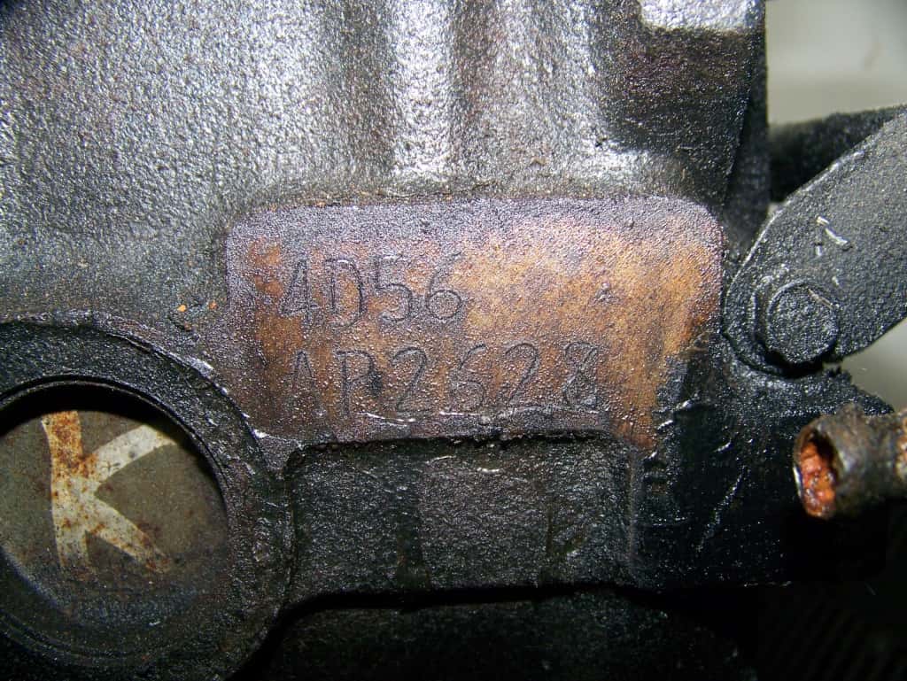 Moteur 4D56 (16V) vue 3