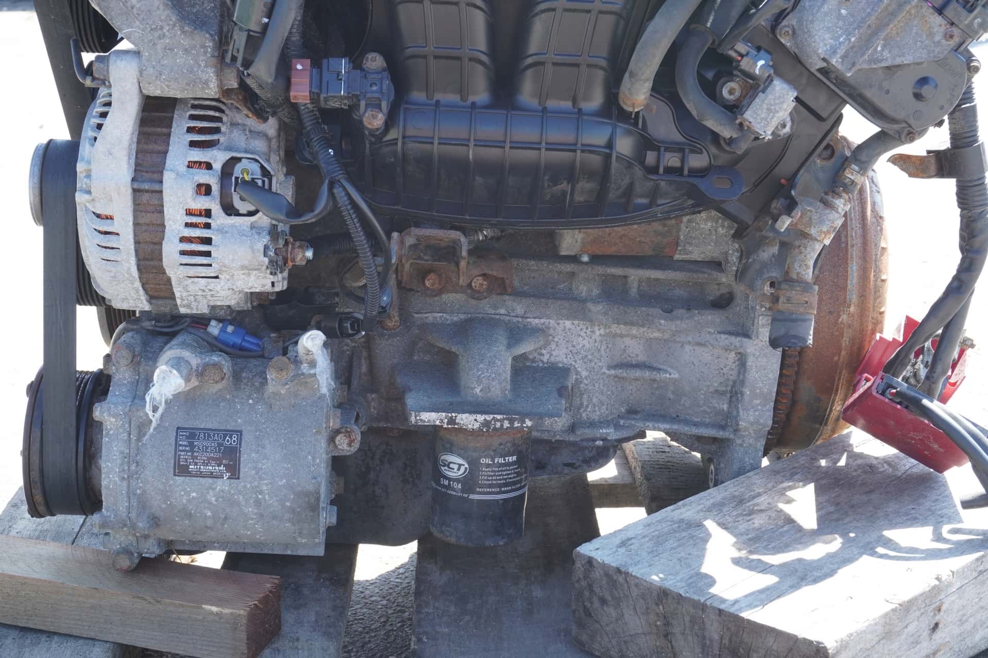 Moteur 4B10 vue 2