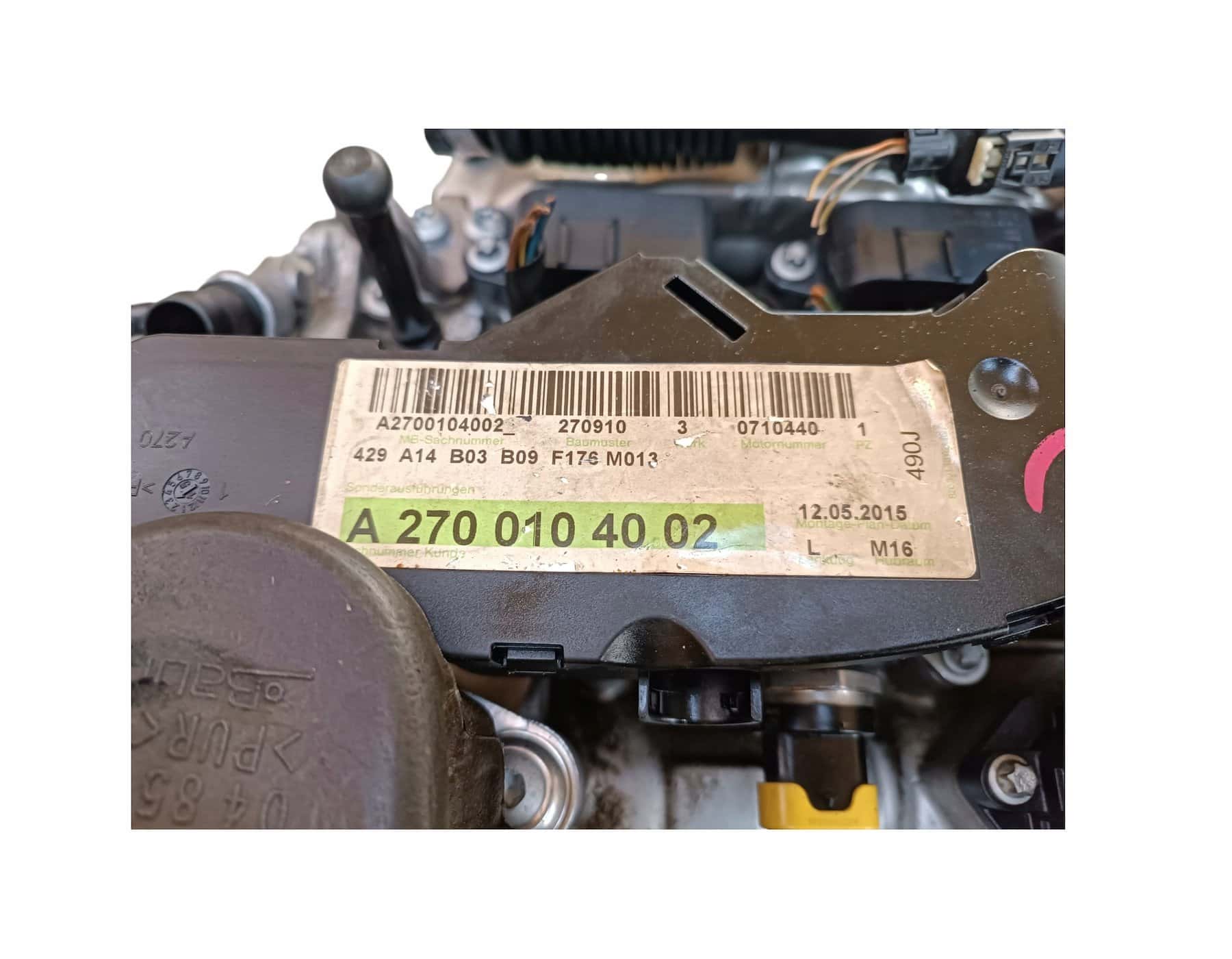 Moteur M 270.910 vue 5
