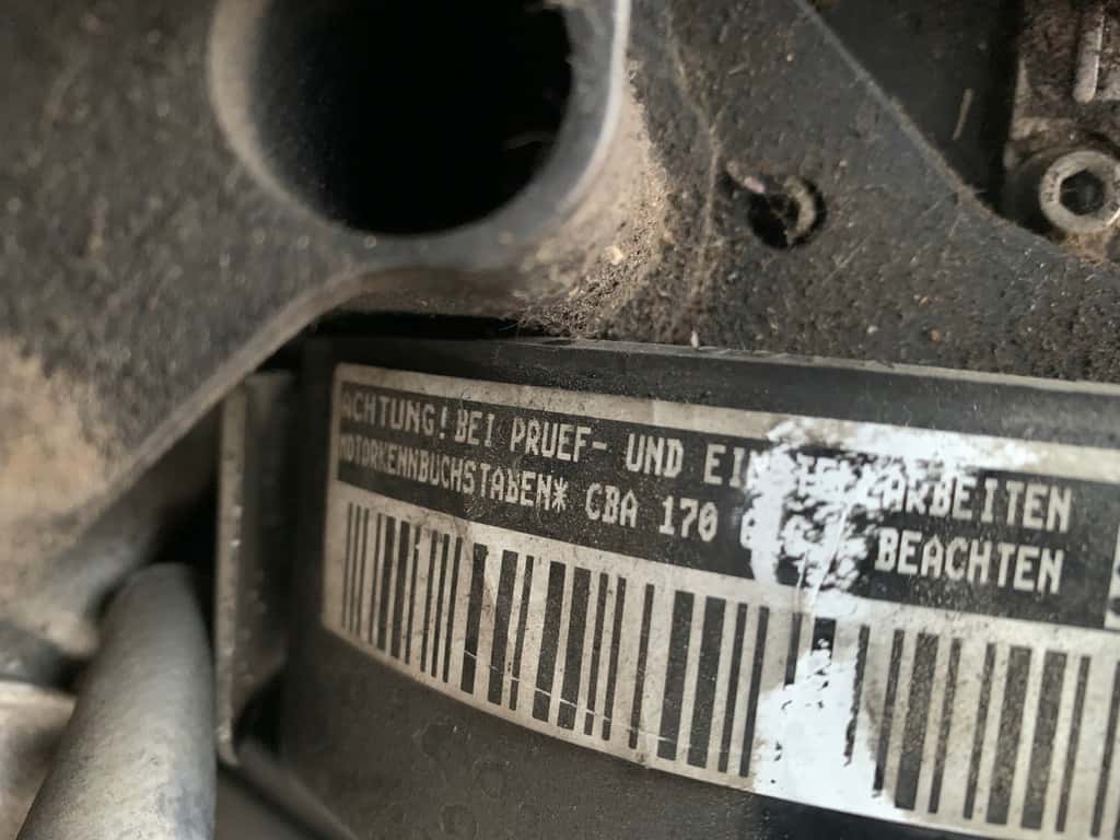 Moteur CBAA vue 2