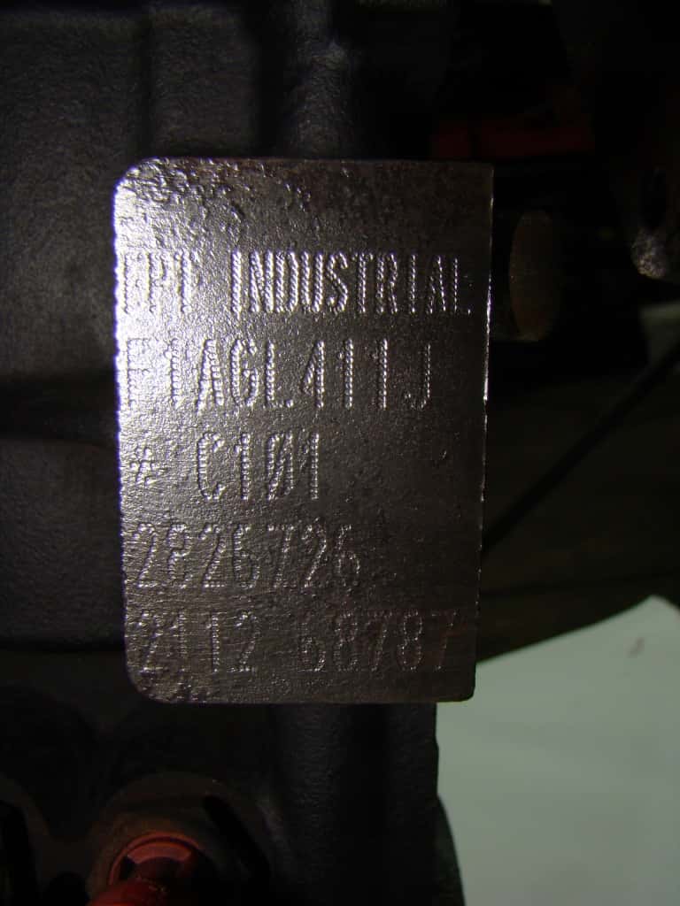 Moteur F1AGL411J vue 4