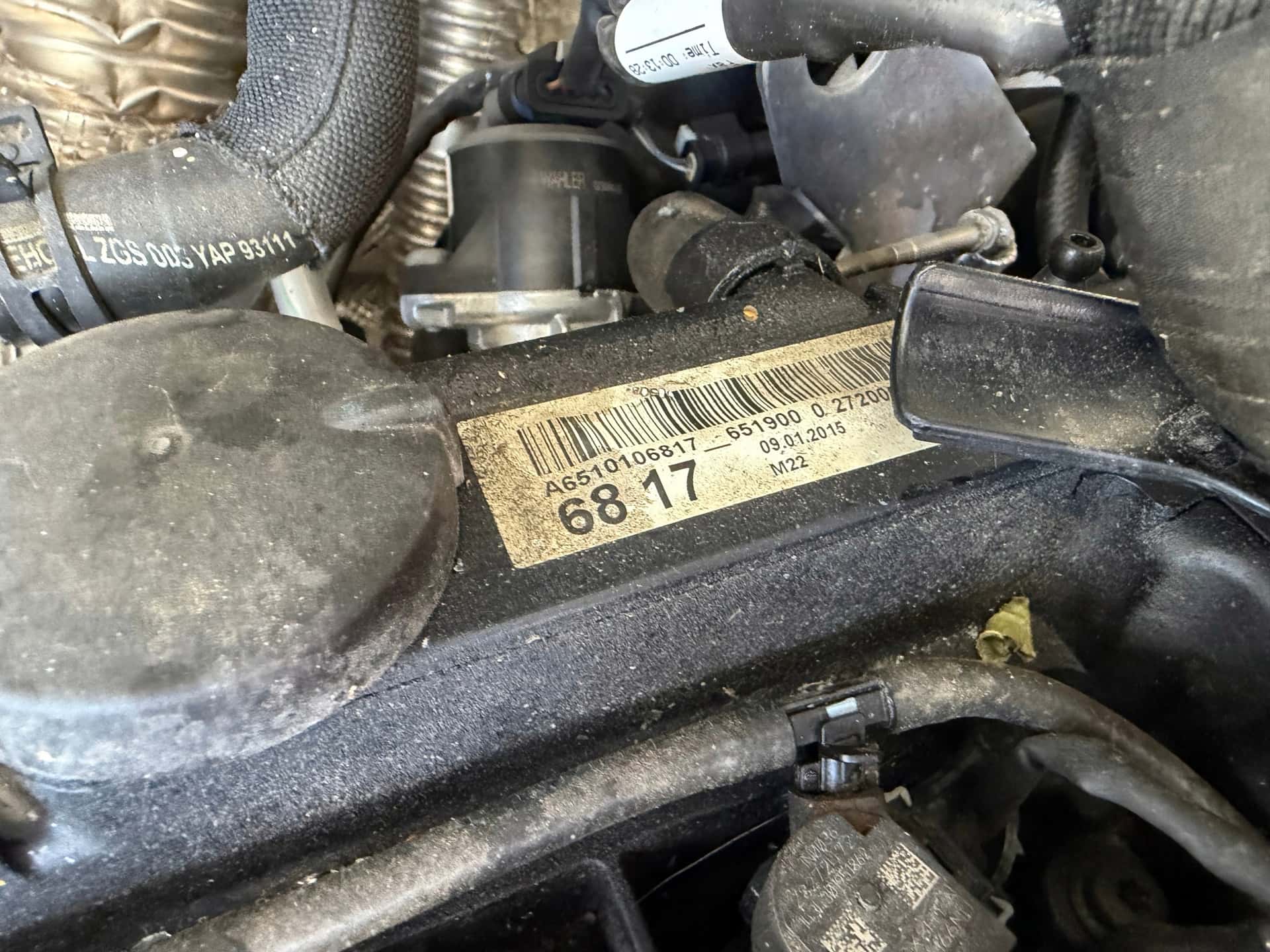 Moteur OM 651.921 vue 4