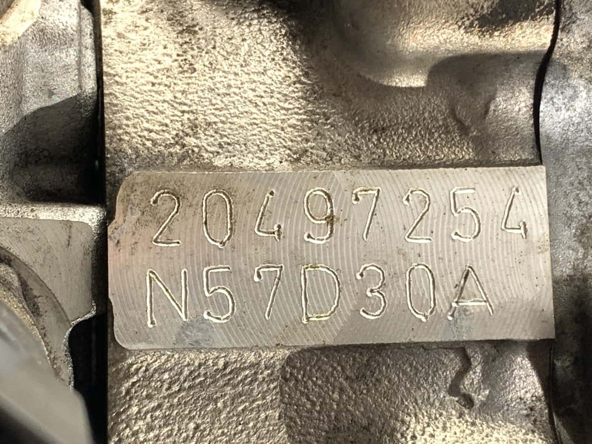 Moteur N57 D30 A vue 5