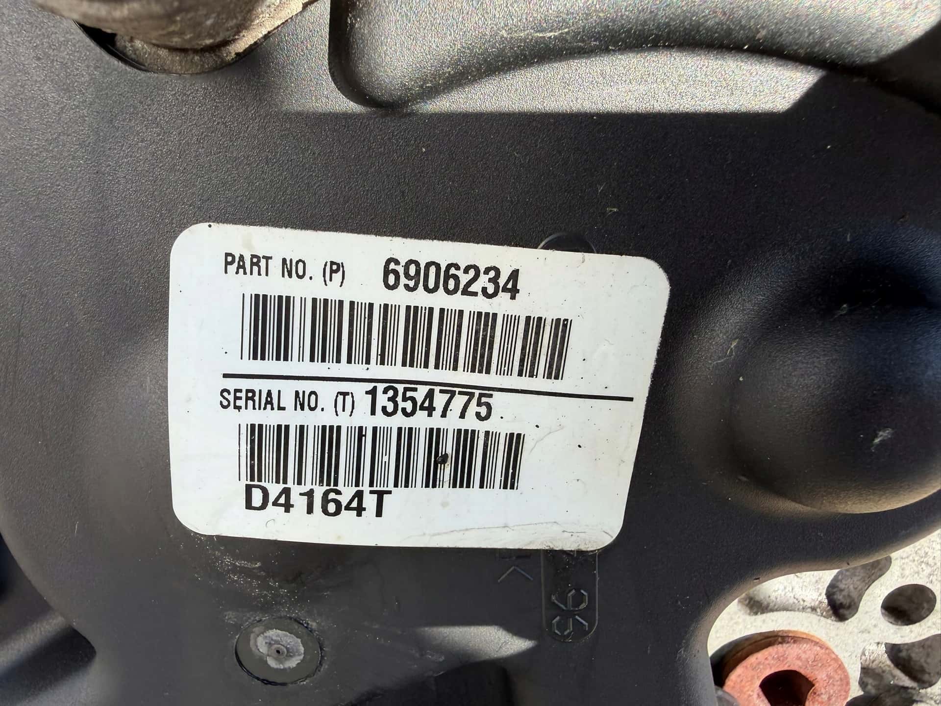 Moteur D 4164 T vue 6