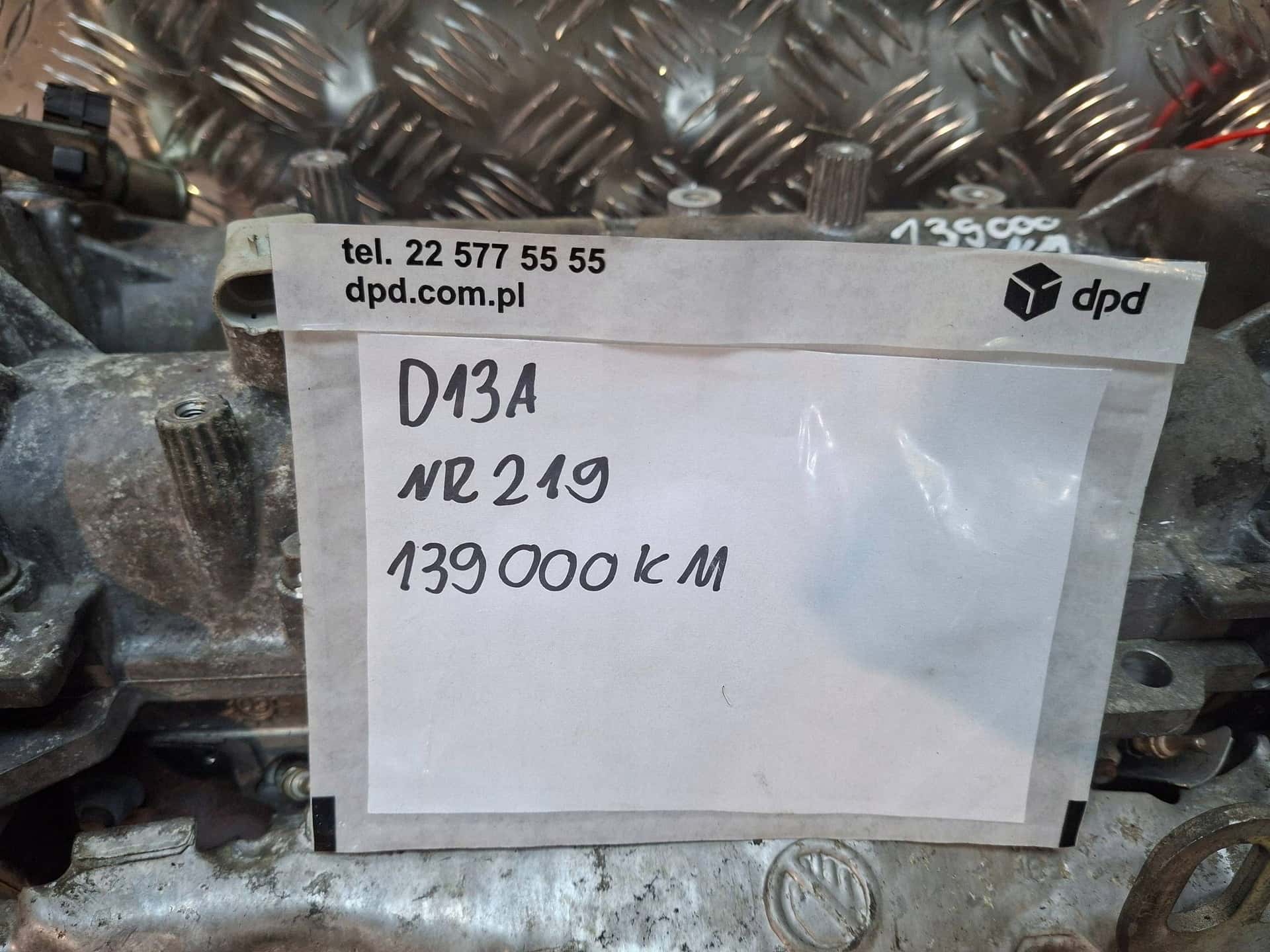 Moteur D13A vue 2