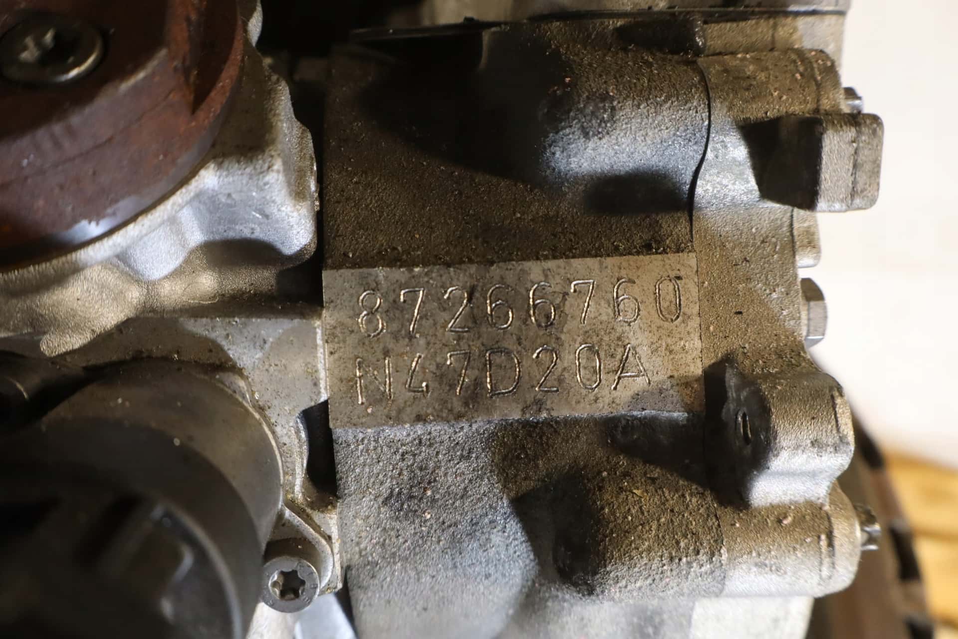 Moteur N47 D20 A vue 7