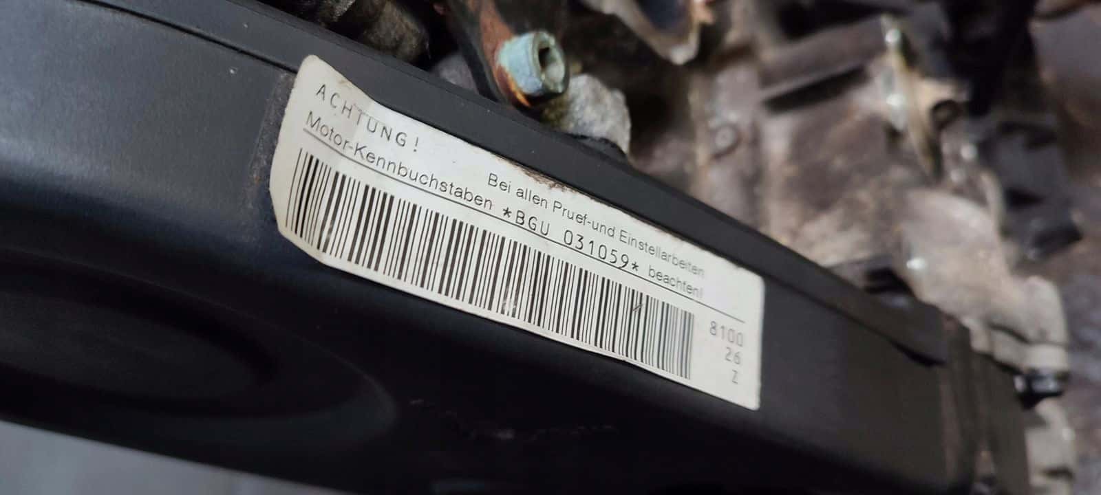 Moteur BGU vue 2