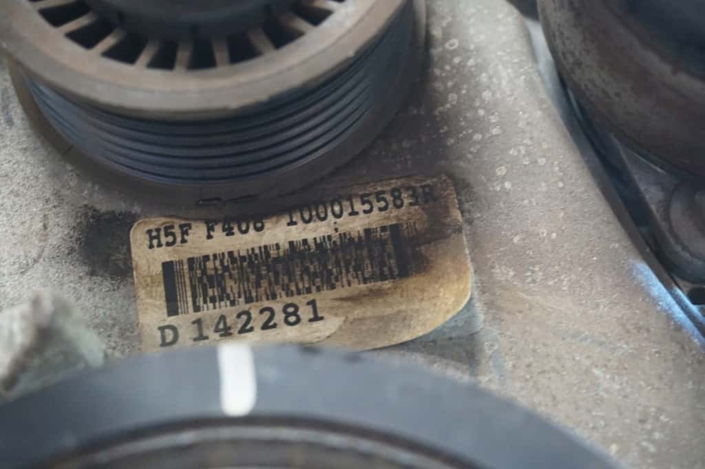 Moteur H5F 408 vue 8