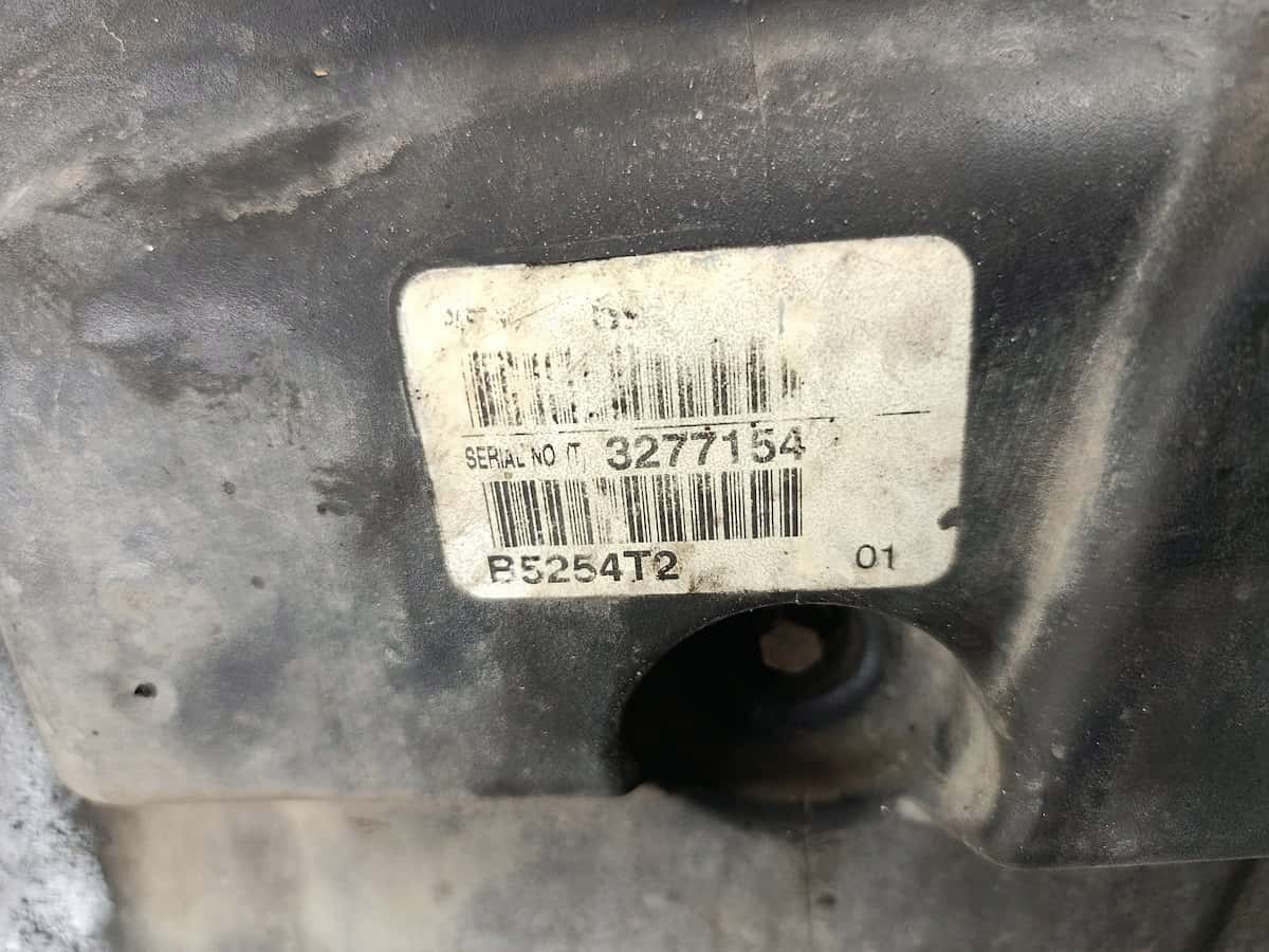 Moteur B 5254 T2 vue 11