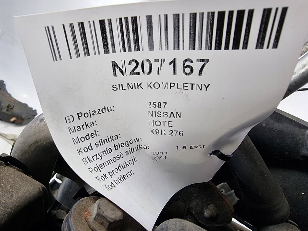 Moteur K9K 276 — vue 3