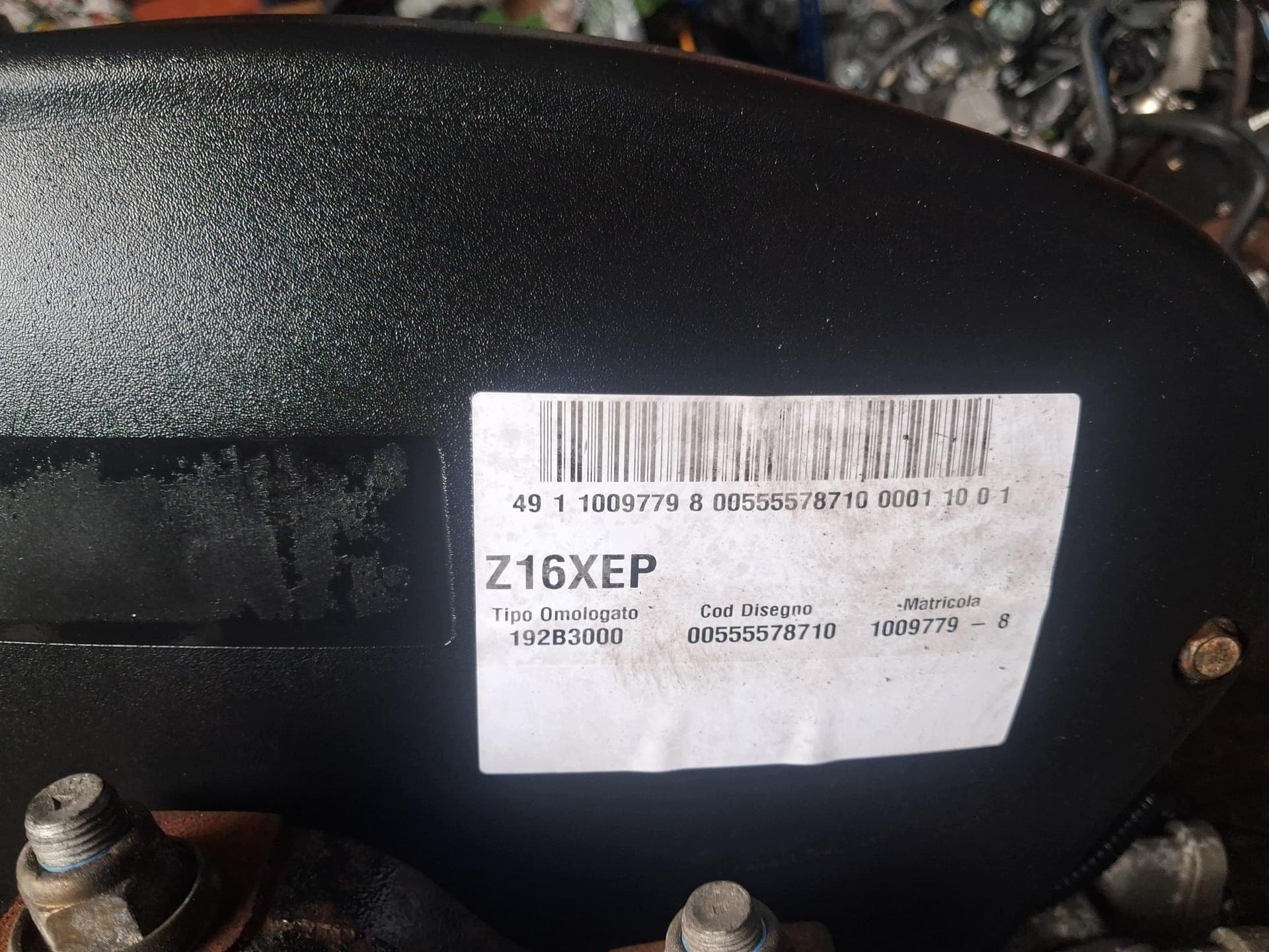 Moteur Z 16 XEP — vue 3