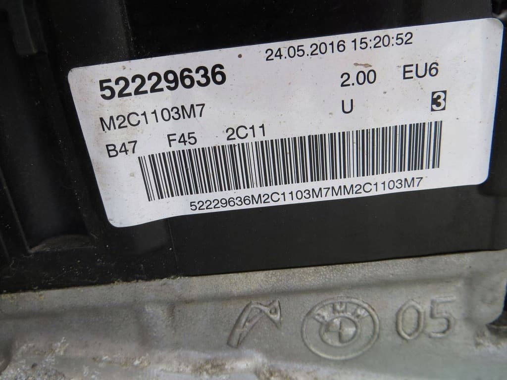 Moteur B47 C20 A — vue 7