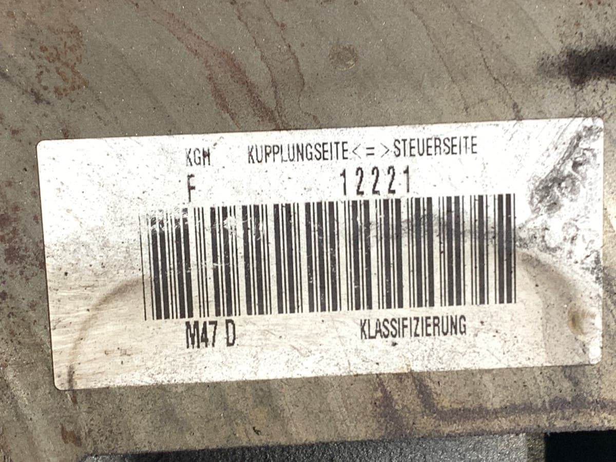Moteur M47 D20 (204D1) — vue 9