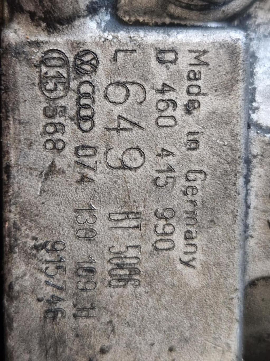 Moteur D 5252 T — vue 10