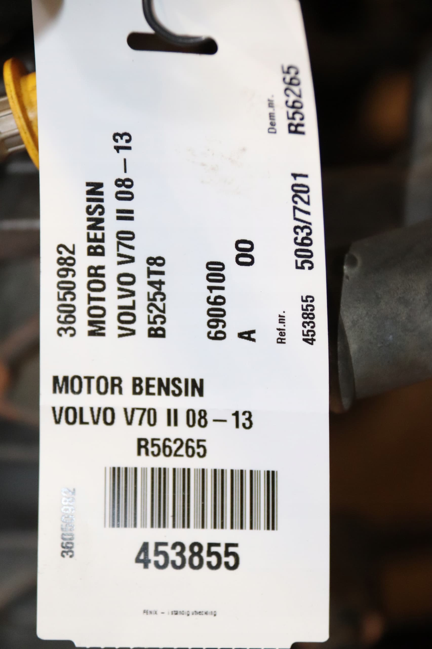 Moteur B 5254 T6 — vue 6